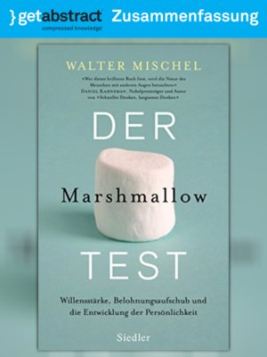 cover image of Der Marshmallow-Test (Zusammenfassung)